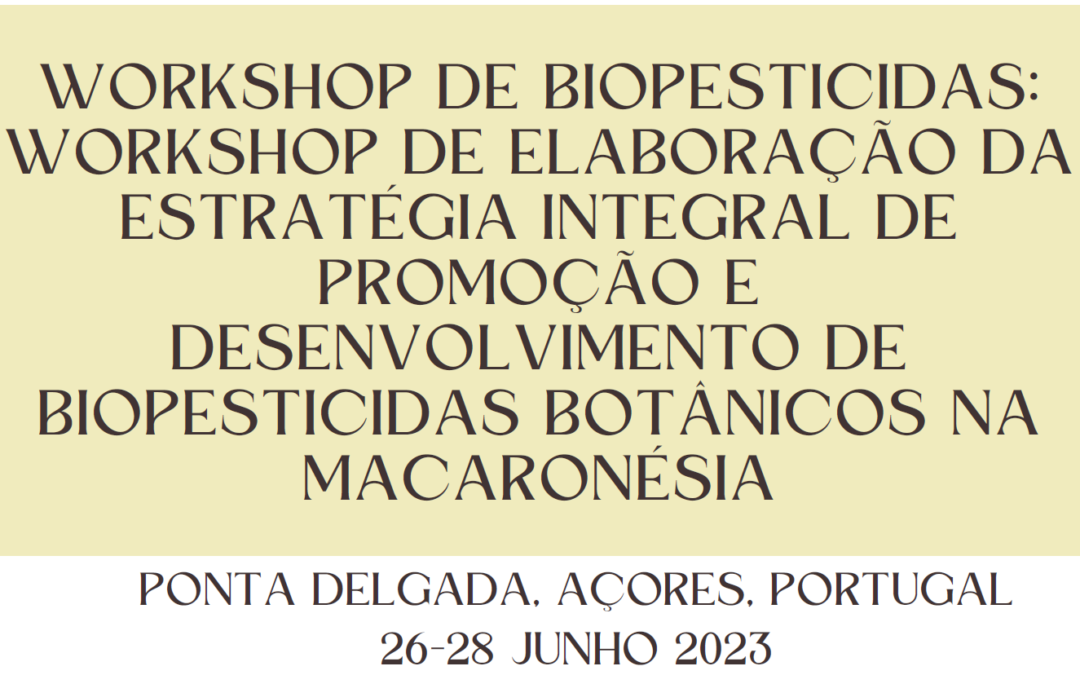Inscripciones Workshop de Biopesticidas